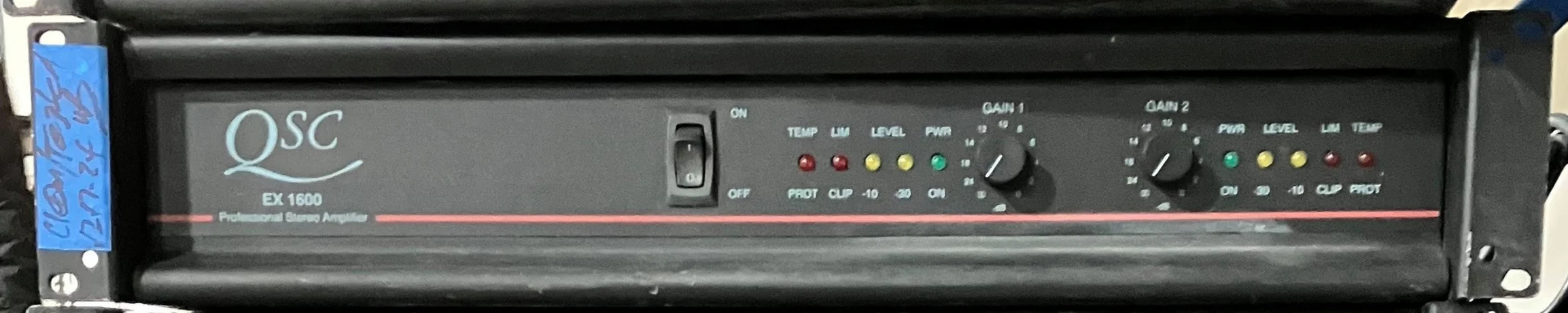 QSC EX 1600 Professional Stereo Amplifier