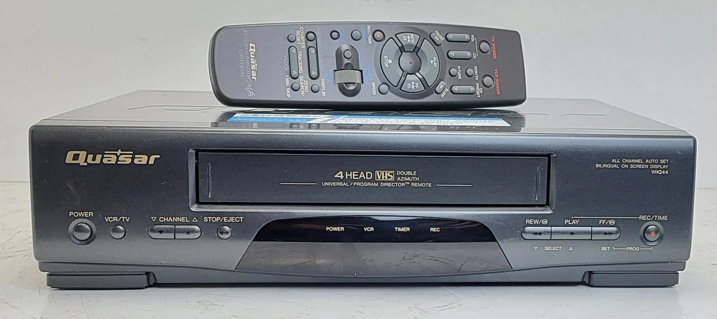 Quastar - VHQ 44- VHS VCR Video Cassette Recorder