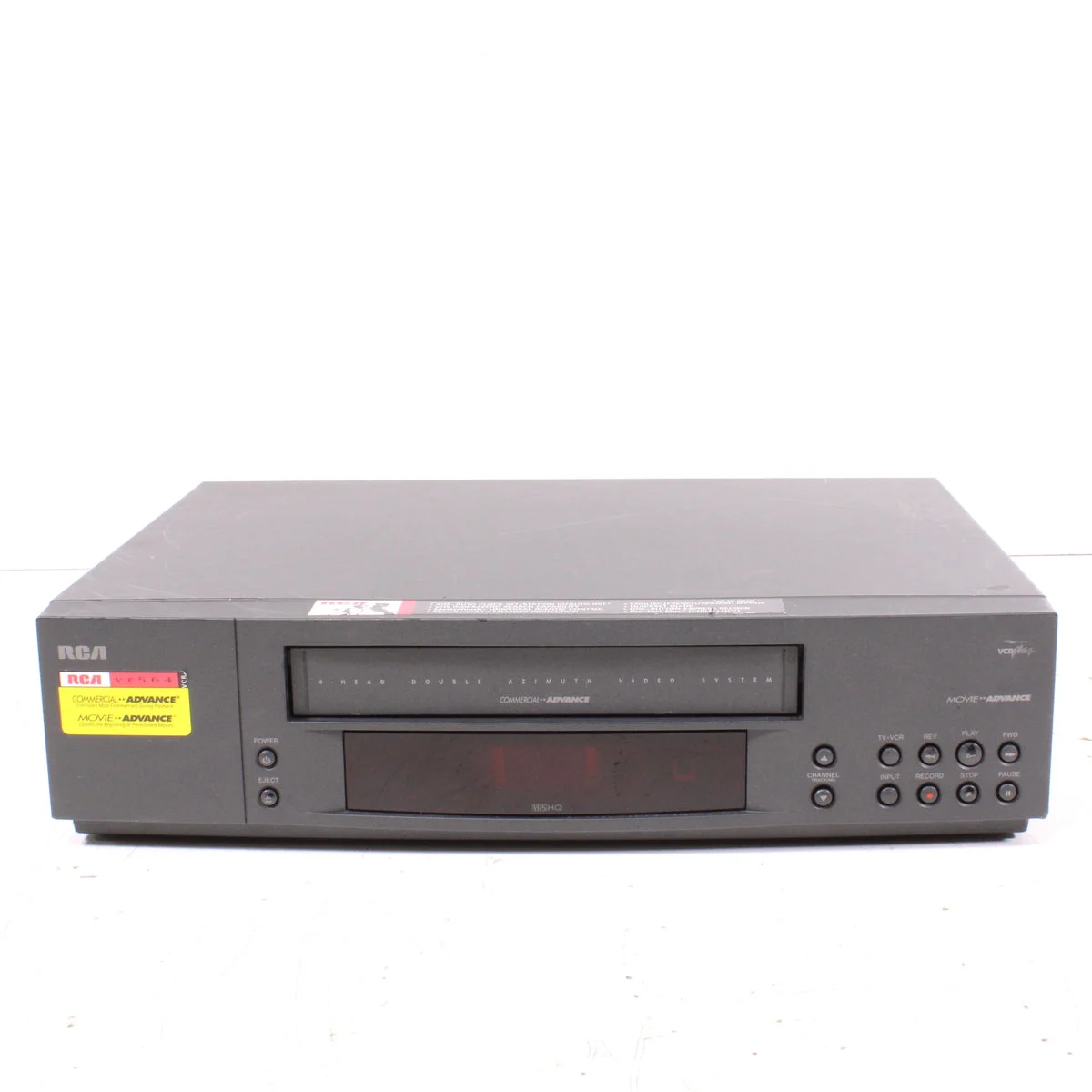 RCA VR564 VCR Video Cassette Recorder w / Commercial and Movie Advance