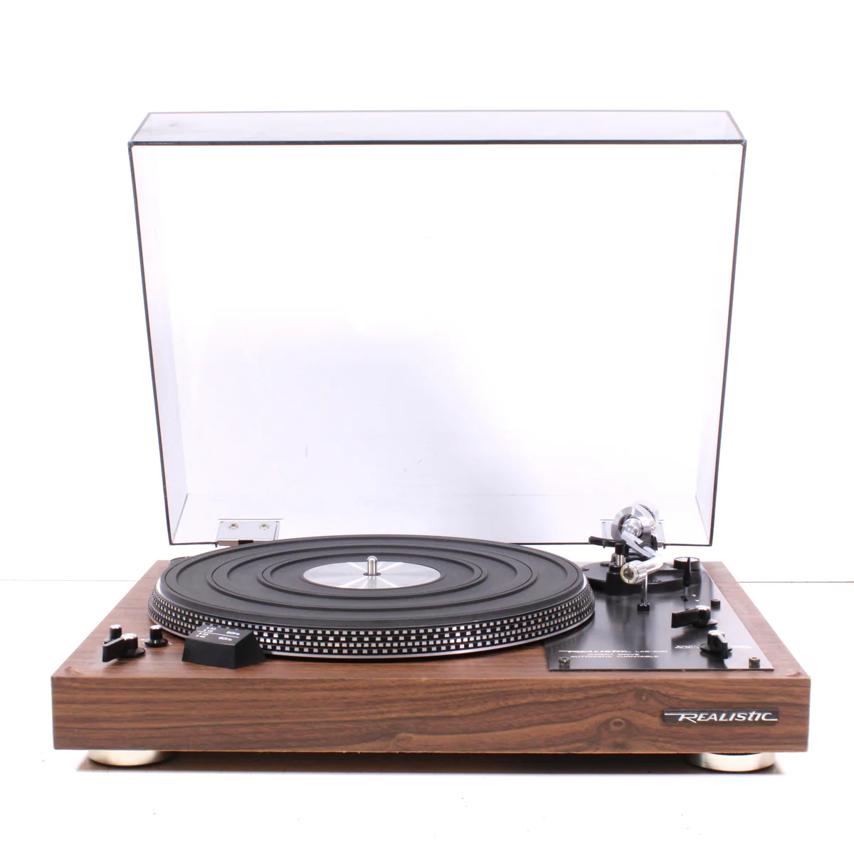 Realistic LAB-400 Direct Drive Automatic Turntable Wood Base (1978)