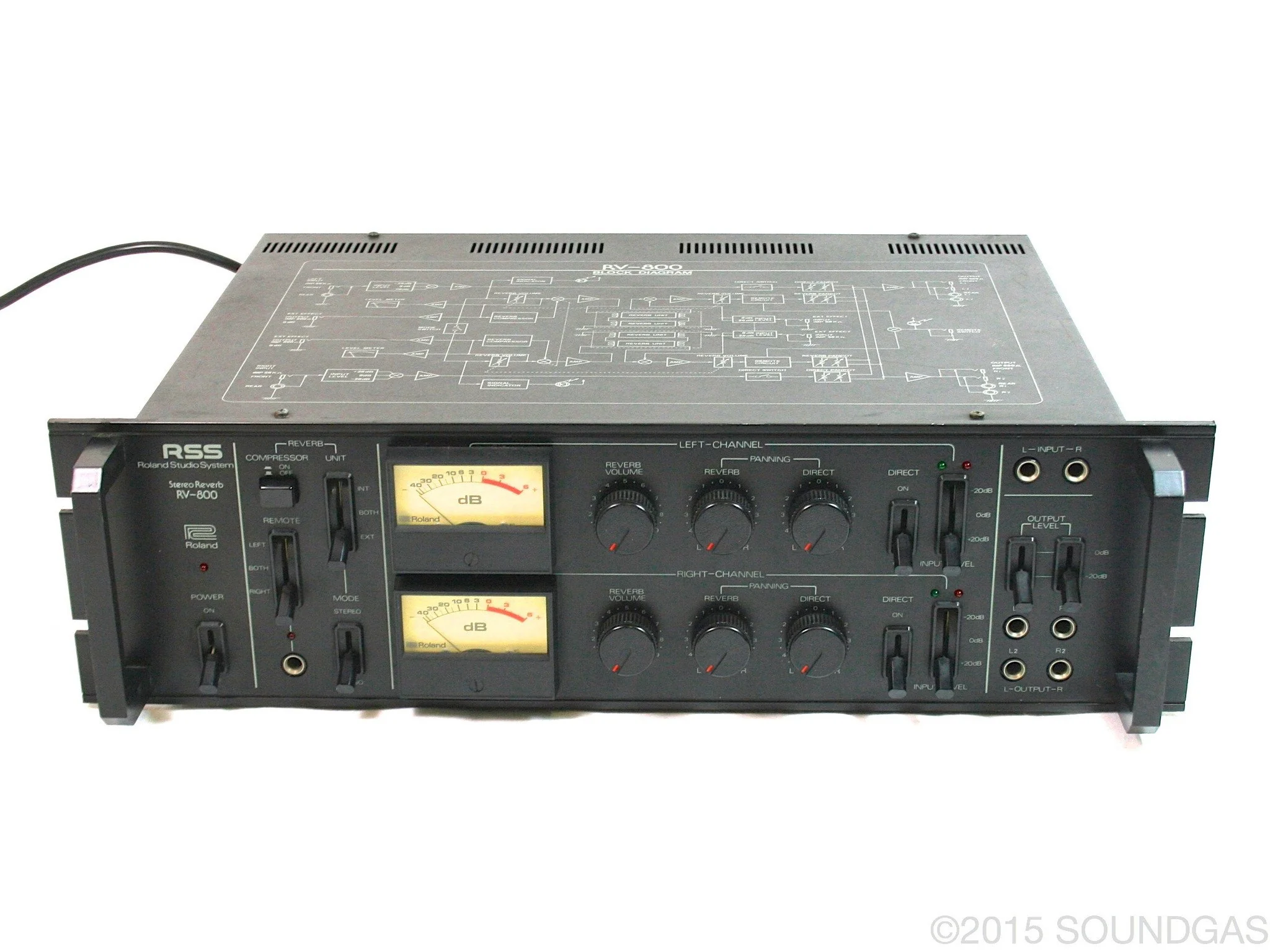 ROLAND RV-800 STEREO SPRING REVERB RSS