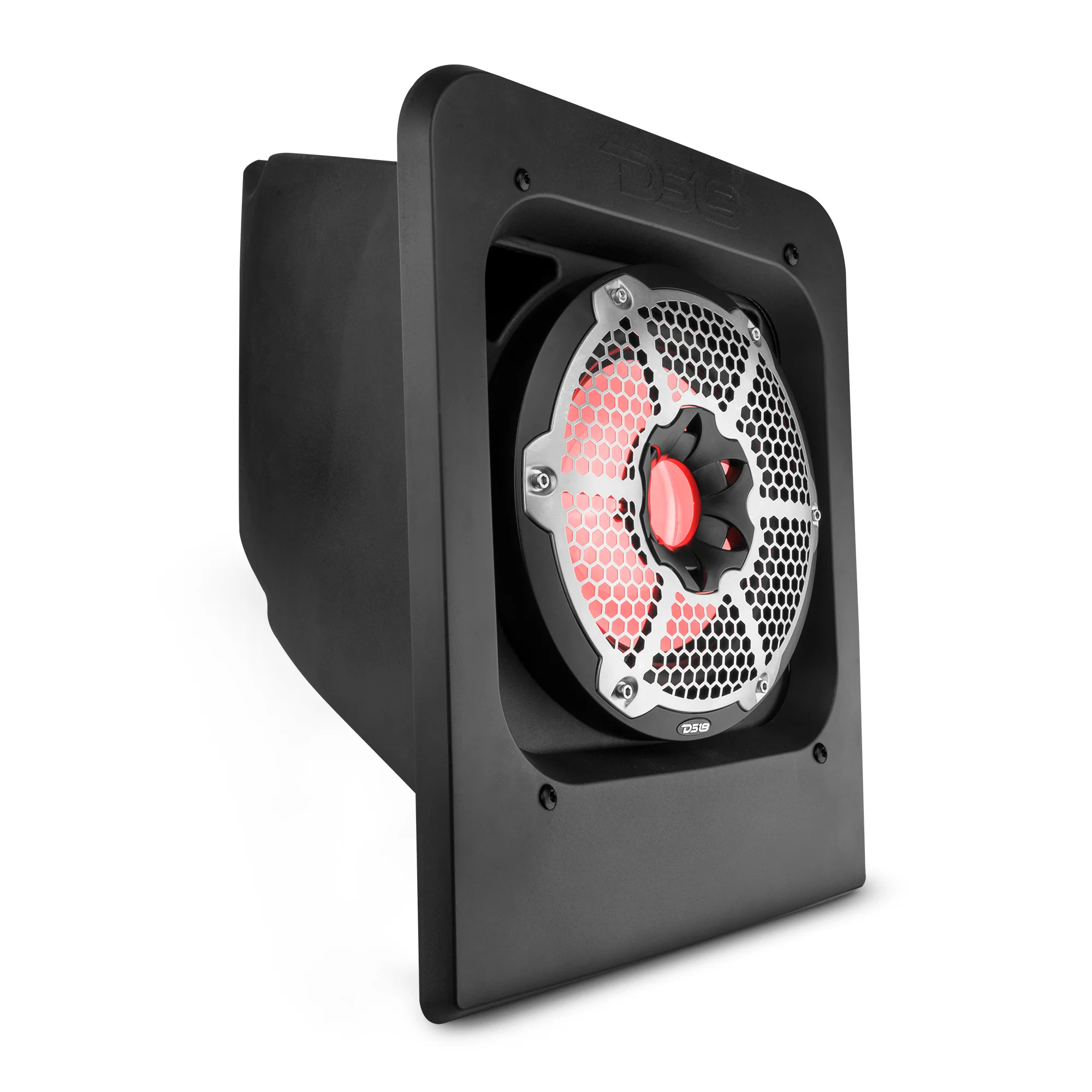SLG-RSUB10LD-2000x2000_1.webp Polaris Slingshot Rear Subwoofer Enclosure Loaded | NXL-10SUB/BK and RGB LED Lights | Fits Either Passenger or Driver Side | 2015 - Current
