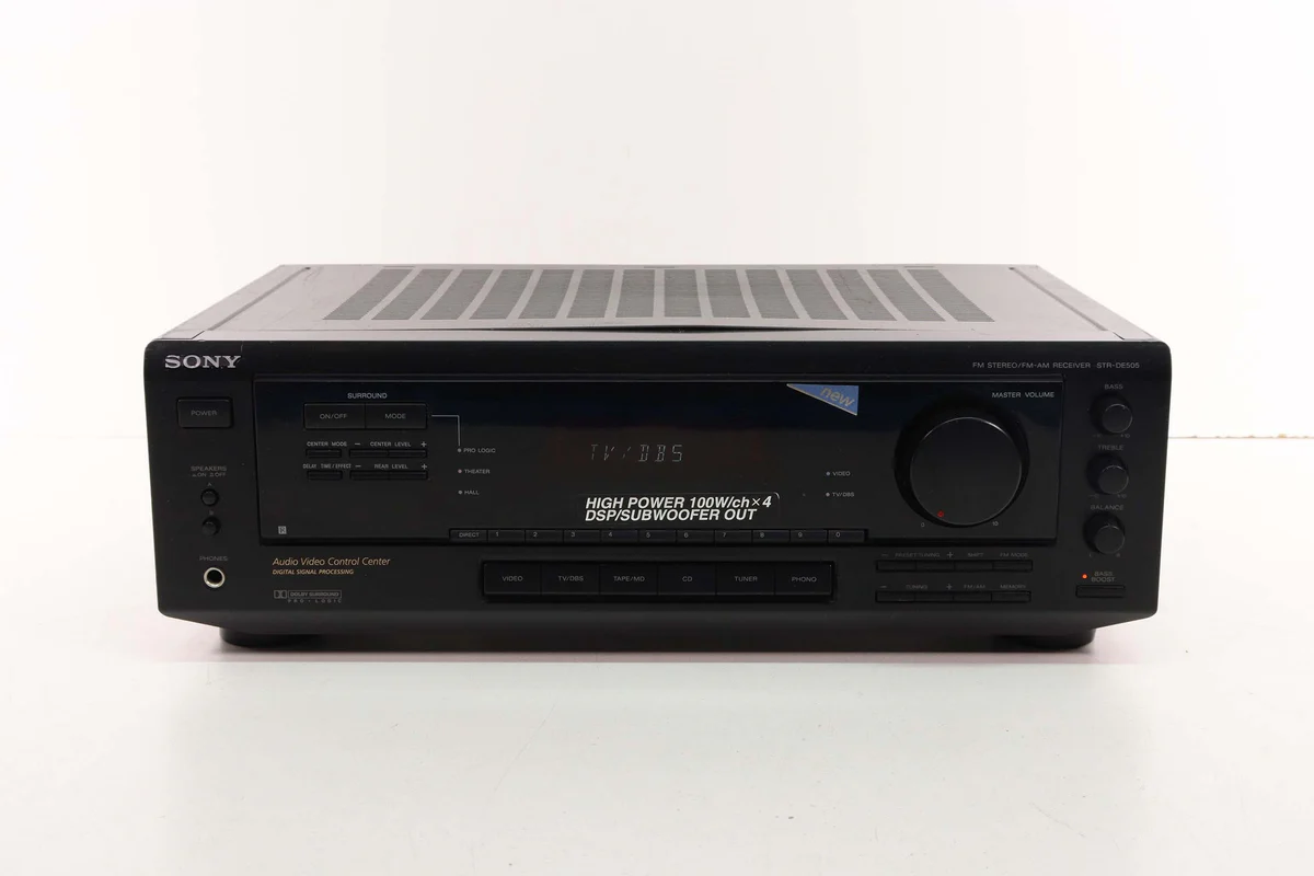 SONY STR-DE505 FM Stereo/FM-AM Receiver (No Remote)