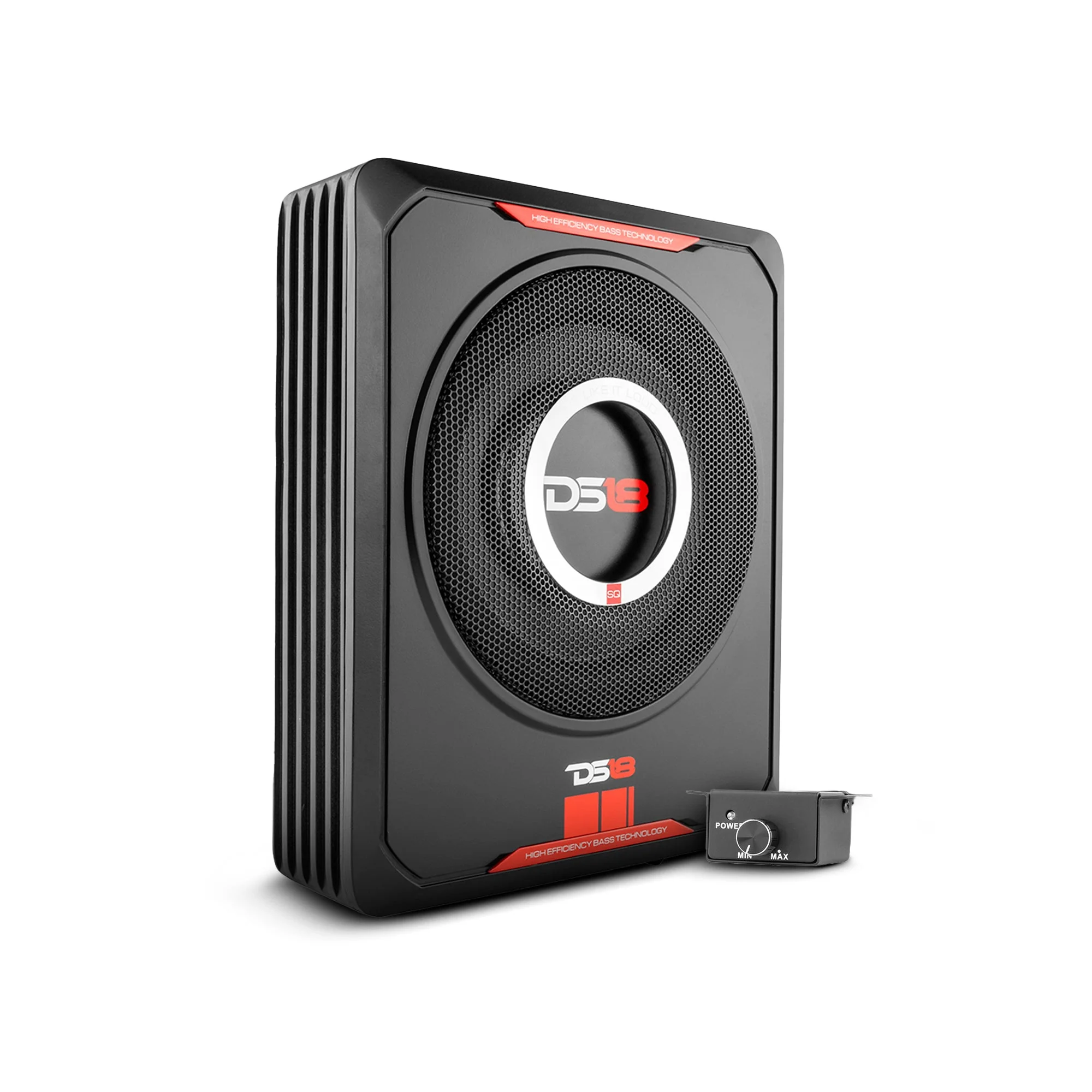 SQBASS8-2000x2000-1.webp 8" Amplified UnderSeat Subwoofer 300 Watts Rms