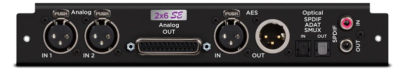 SYMIO2x6-SE.webp Apogee Symphony I/O MKII 2x6 Analog I/O + 8x8 Optical + AES I/O (SYM2 Only)