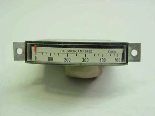 Simpson 16220-500 DC MicroAmps Gauge