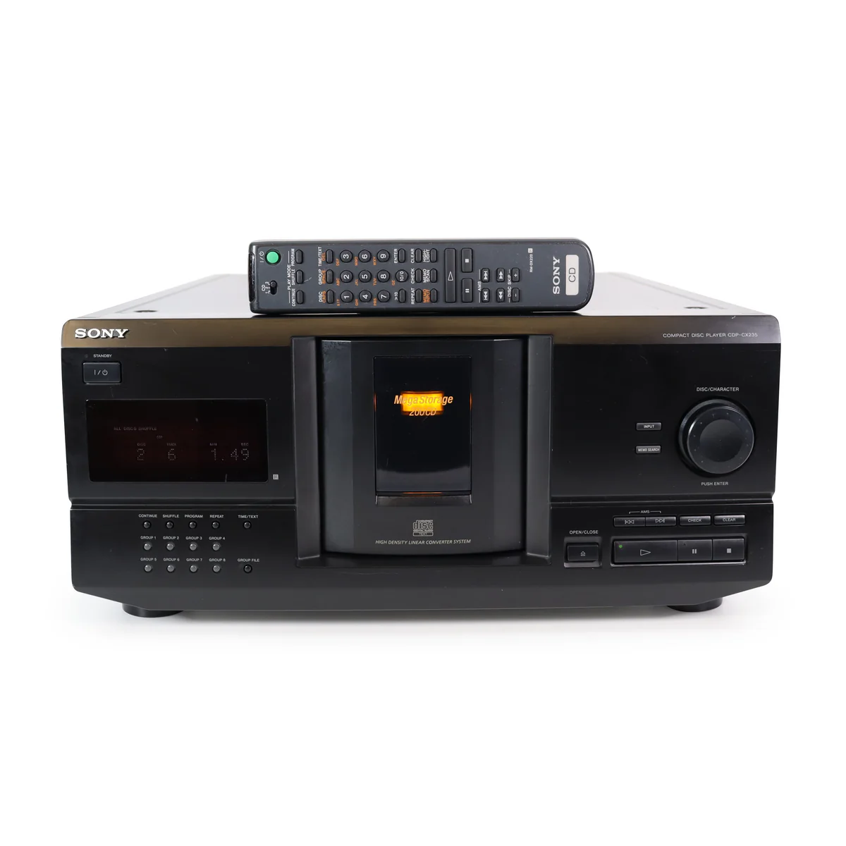 Sony CDP-CX235 200-Disc CD Changer Player Mega Storage Capacity Jukebox