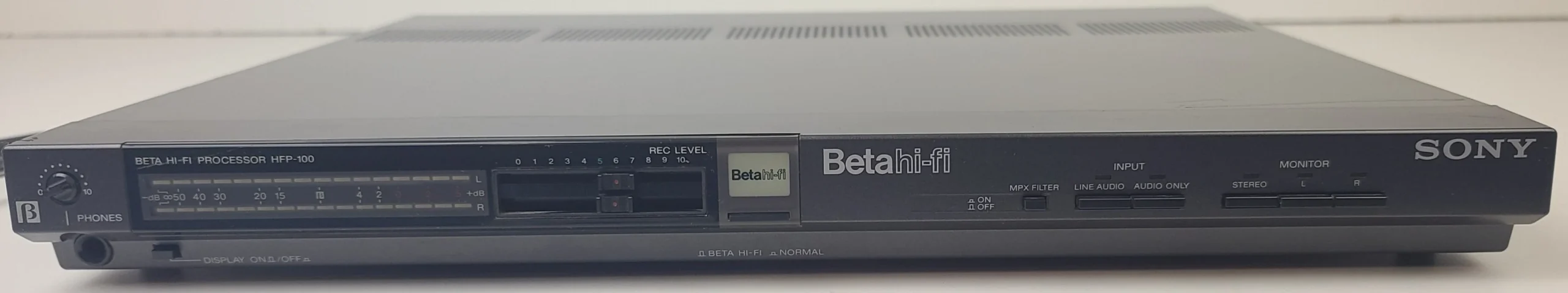 Sony HFP-100 SuperBeta Betamax Stereocast Beta Hi-Fi Processor