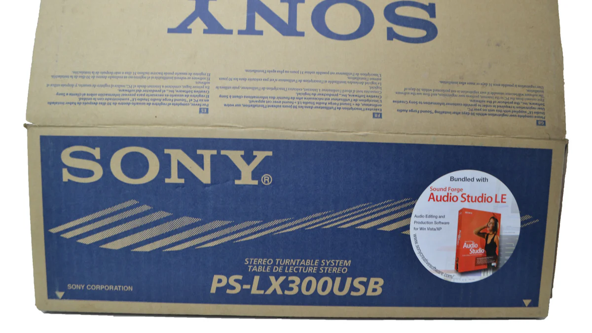 Sony PS-LX300USB Automatic Turntable System Record Player and PC Transfer Device