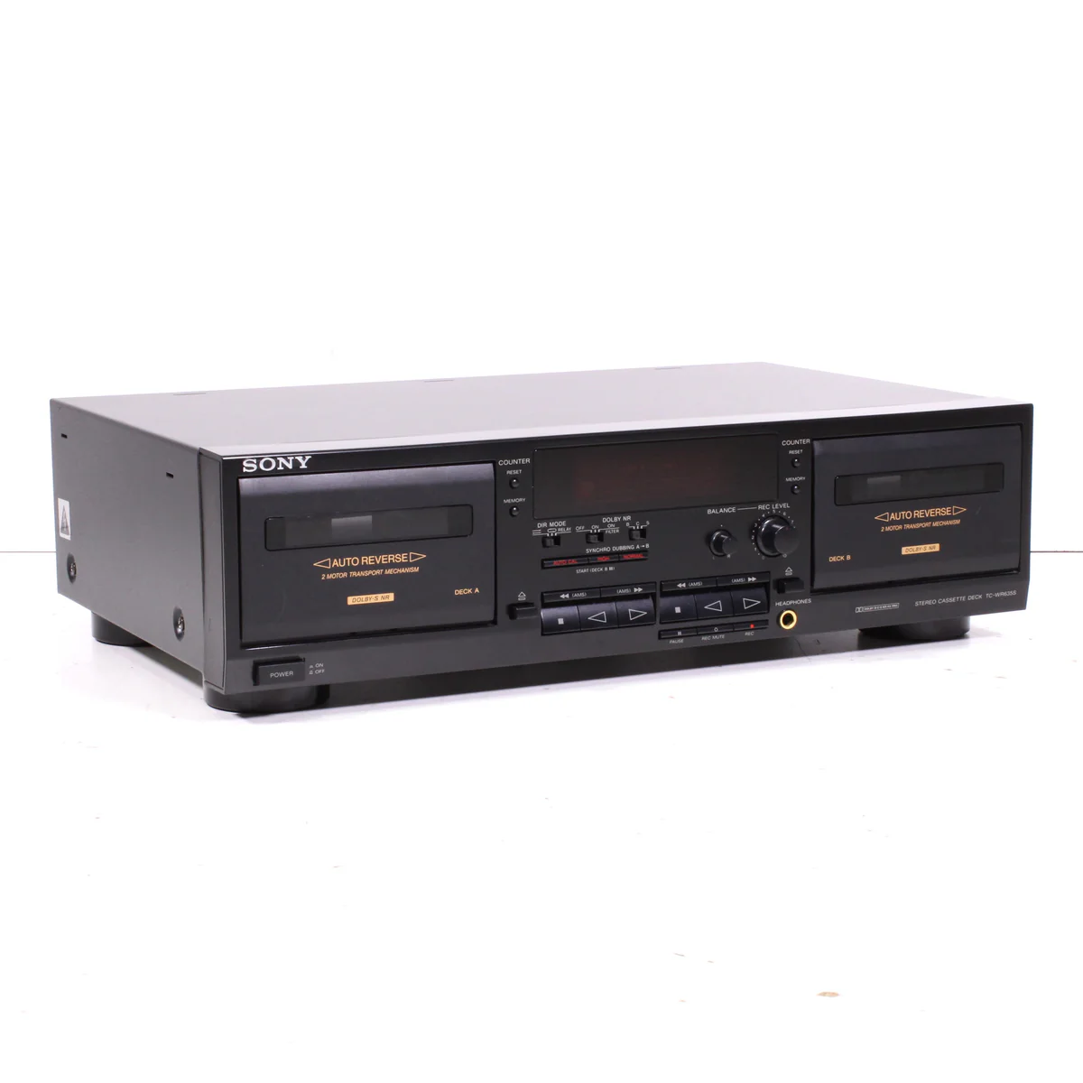 Sony TC-WR635S Double Cassette Deck Dolby S NR (1993-94)