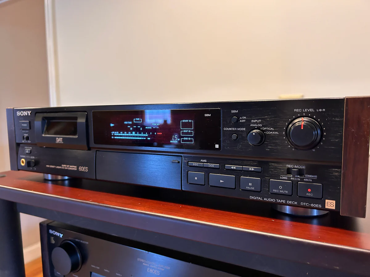 Sony DTC-60ES, High-End DAT Player/Recorder