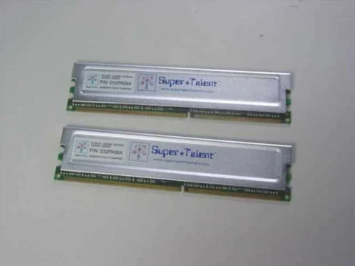 Super Talent D32PA56A512MB KIT 256MBx2 DDR400 PC3200