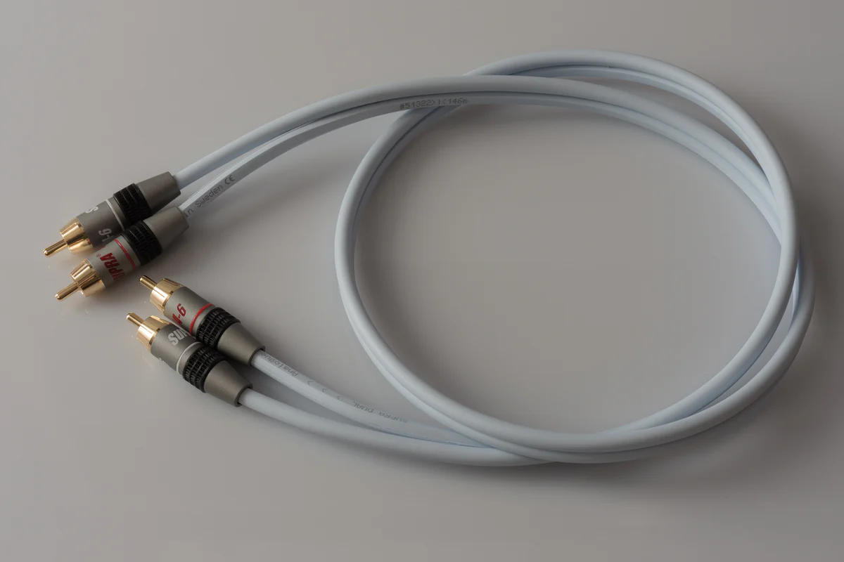 SUPRA Dual RCA Analog Interconnect Cable