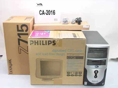 Systemax SYX-651M03Systemax AOL Optimized PC KIT /W Printer and monit
