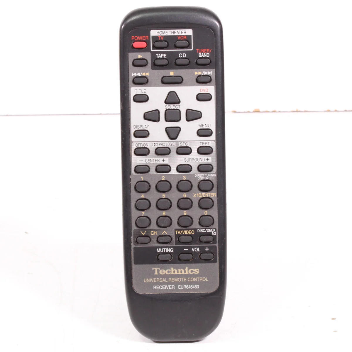 Technics EUR646463 Remote Control for Receiver SA-AX720
