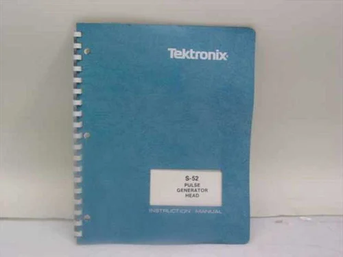 Tektronix 070-1101-01S-52 Pulse Generator Head Instruction Manual