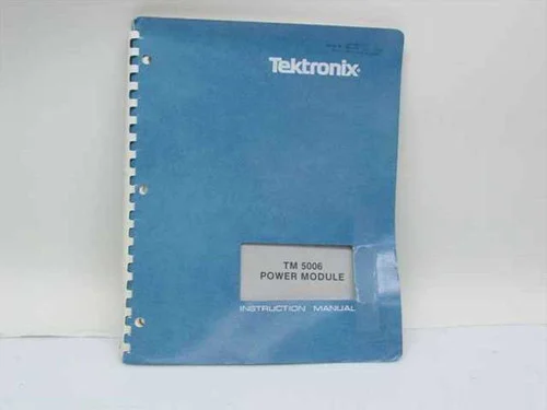 Tektronix 070-2950-00TM 5006 Power Module Instruction Manual