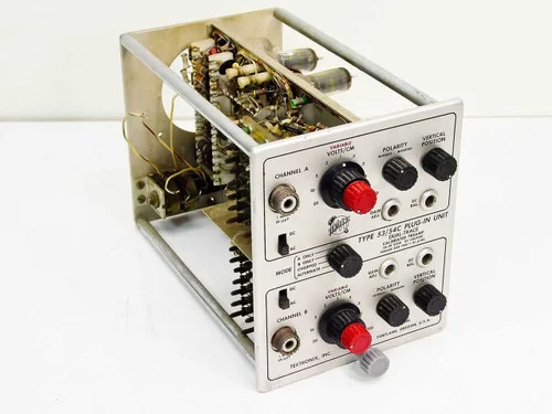 TektronixType 53/54c Plug-in Unit Dual Trace Calibrated Preamp