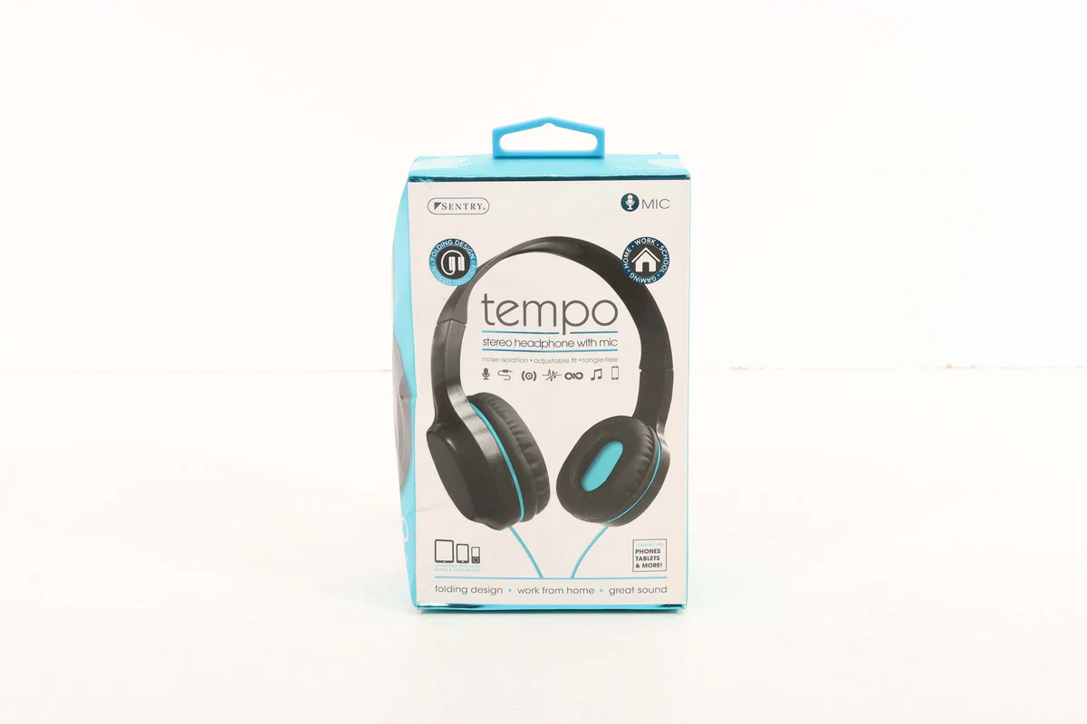 Tempo Stereo Headphones With Mic