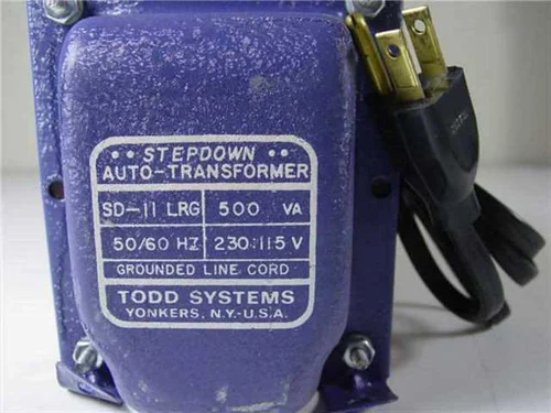 Todd Systems SD-11 LRGStepdown Auto Transformer