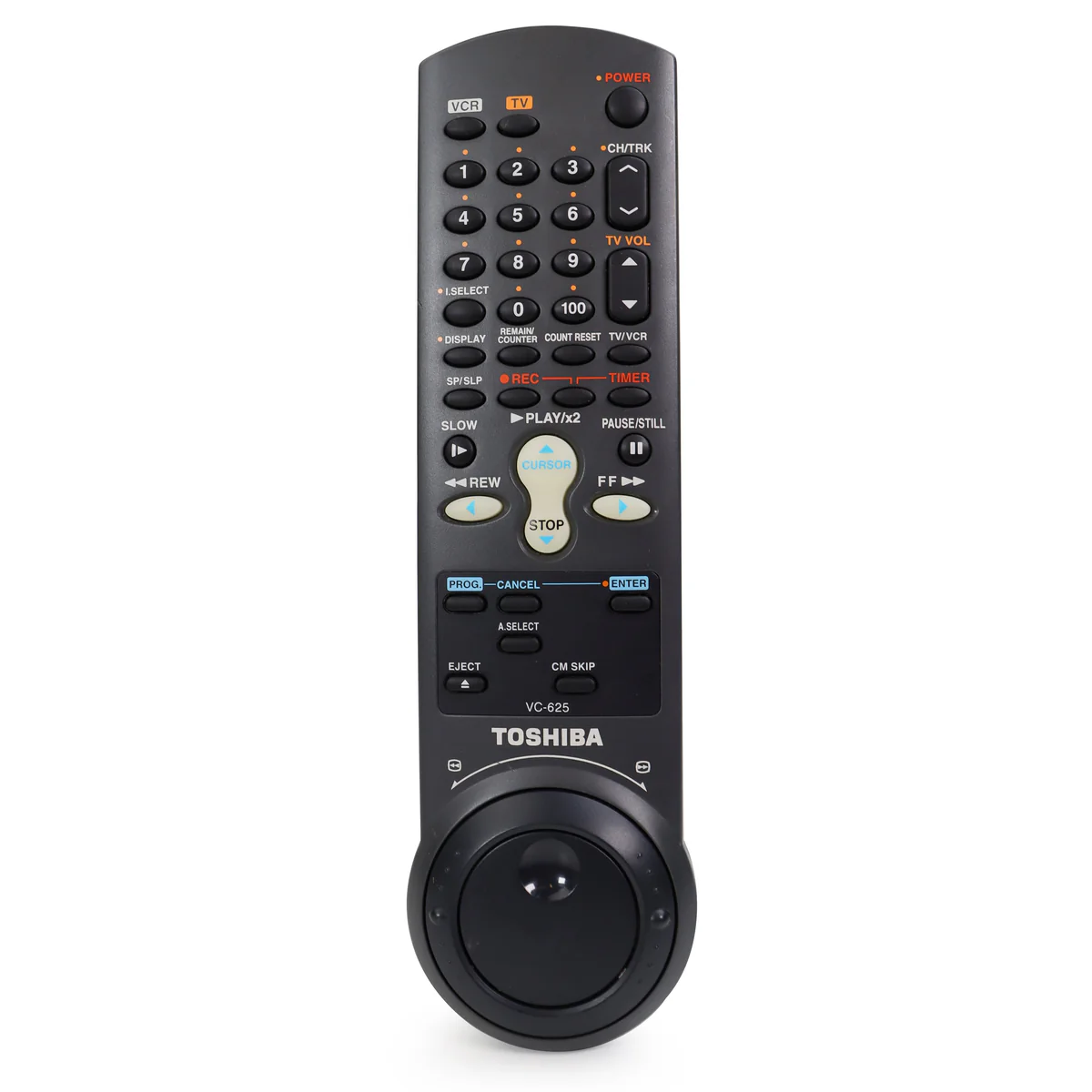 Toshiba VC-625 Remote Control for TV /VHS Player W625 and More