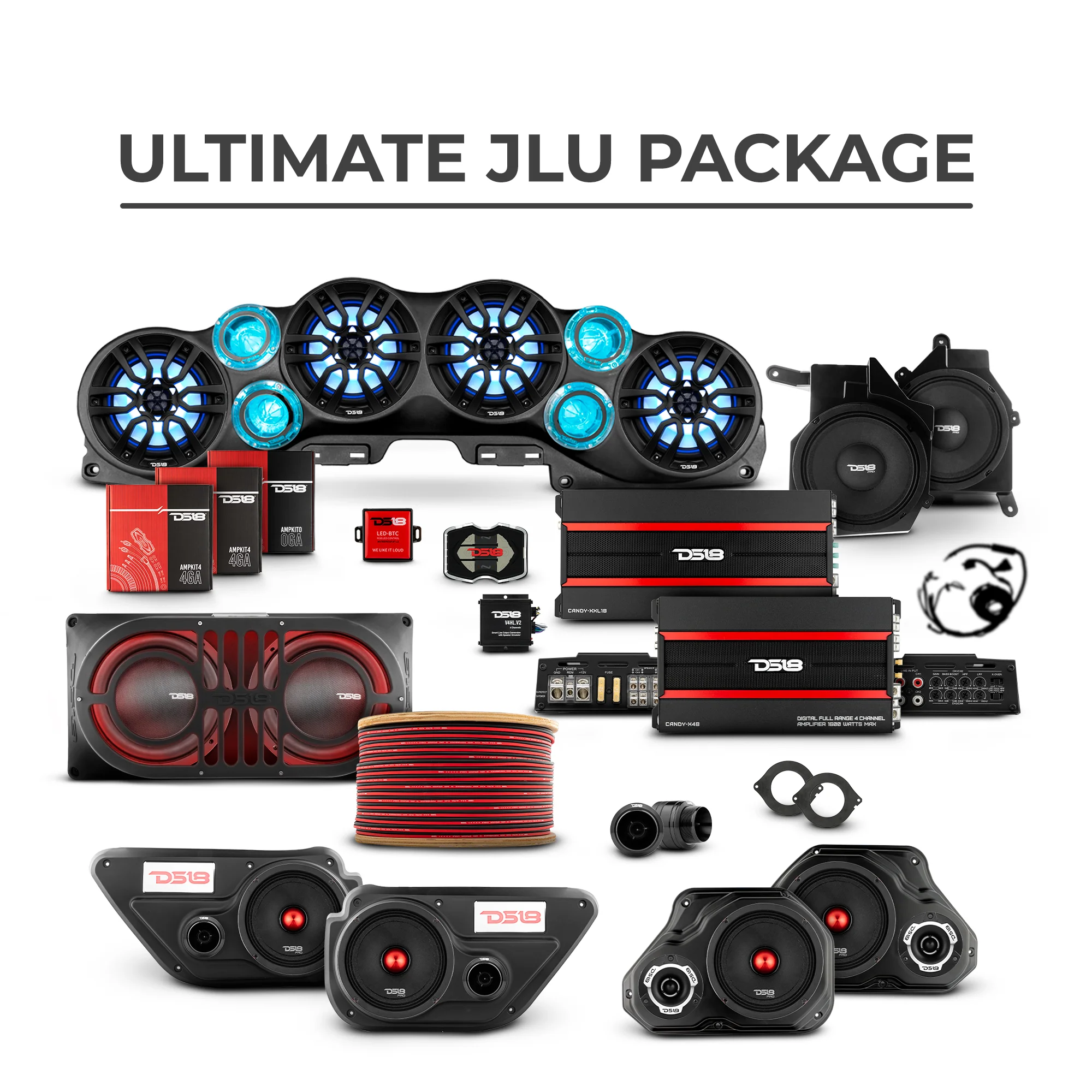 ULTIMATE-JL-PACKAGE-2000X2000_91908ad1-0e1b-4ffe-be26-30e07bc199c3.webp Jeep JLU 2018–2023 Ultimate Package – Loaded Sound Bar, Door Panels, Subwoofers & Amplifiers