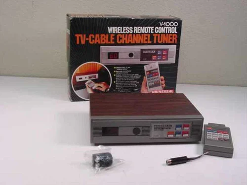 Universal V-1000Wireless Remote Control TV-Cable Channel Tuner