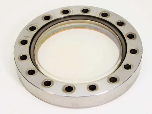 Varian O.D. 6", I.D. 4"Vacuum Conflat Flange Port Window