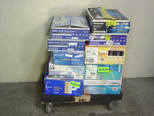 Various DVD/VHSRecorders / Players Lot of 7 All Needing Repairs