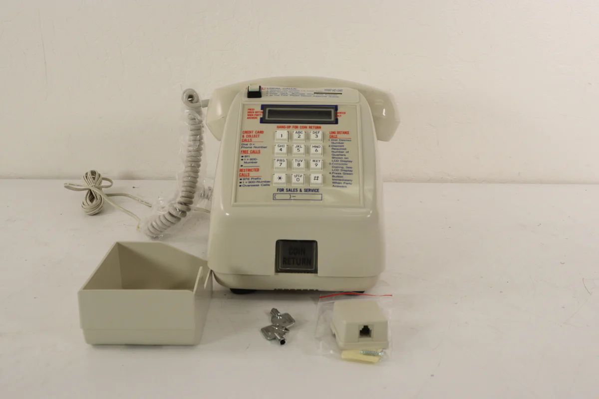 Vintage Pay Phone Desktop 696 ECP