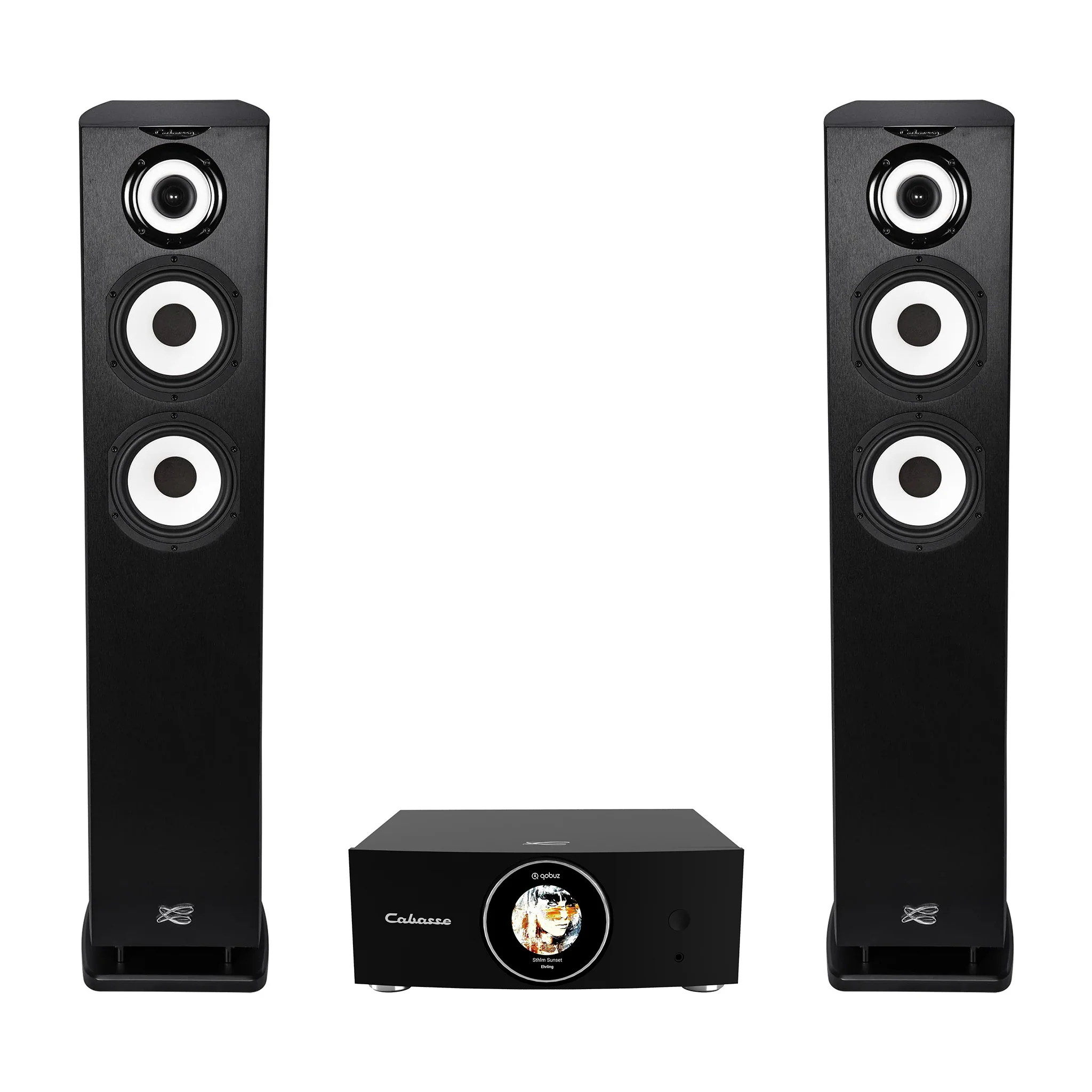 Cabasse AMP 240 S Wireless Amplifier + Java MC40 Floorstanding Loudspeakers