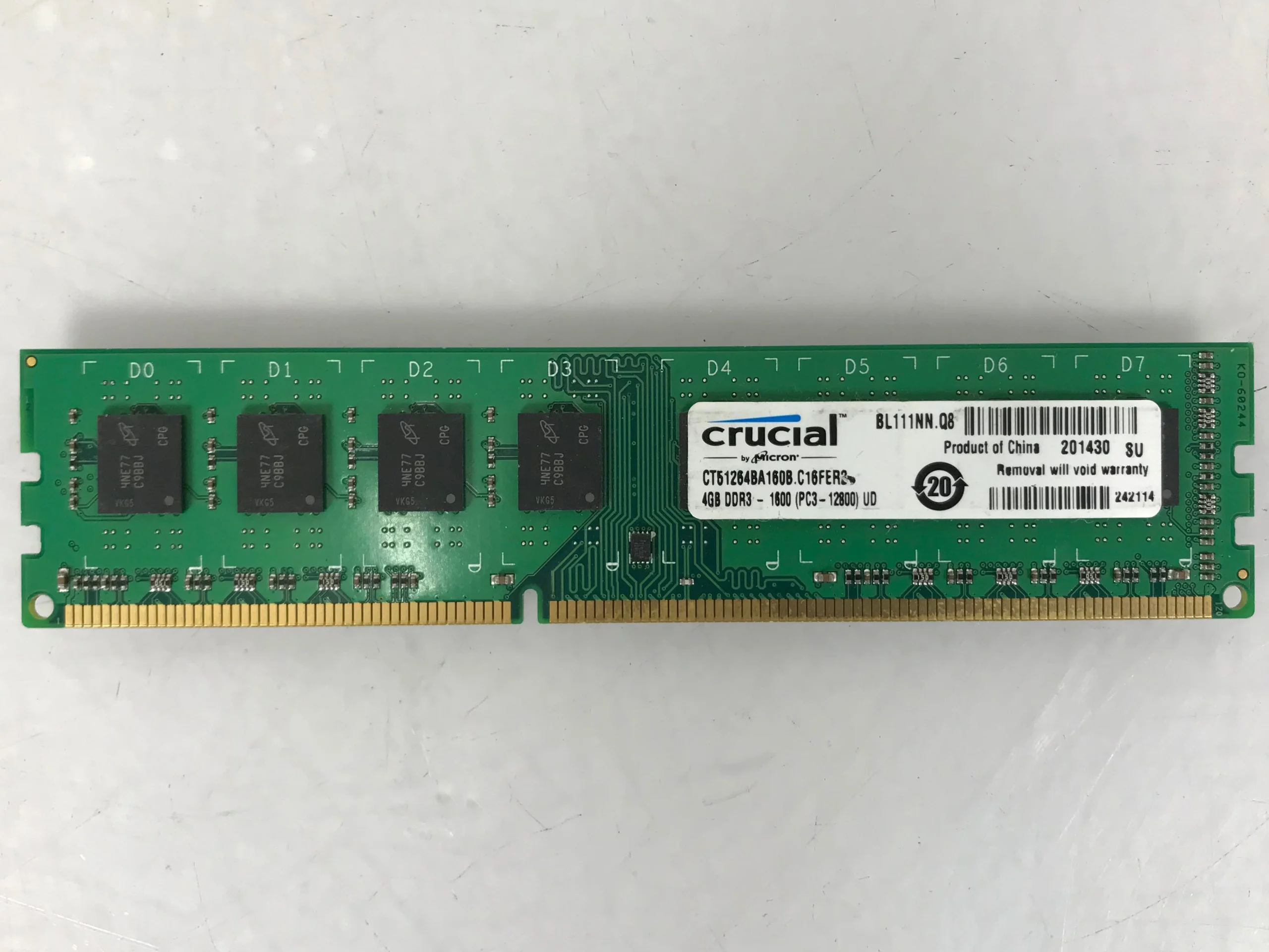 Assorted 4GB DDR3 Desktop RAM