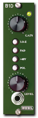 Burl Audio B1D Mic Pre - 500-Series Preamp