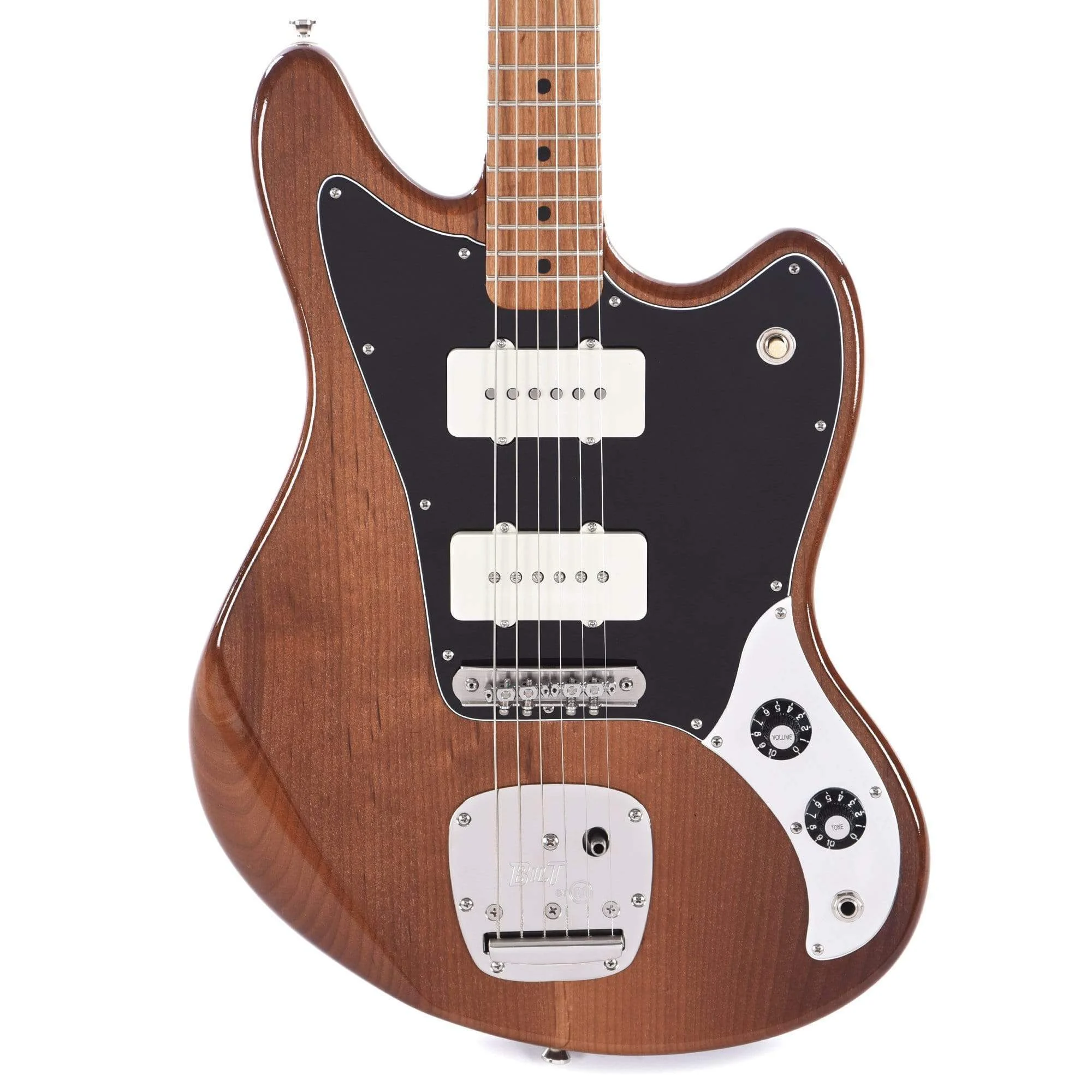 BilT Relevator LS Roasted Cypress Natural Tinted w/Black Pickguard Mastery & Lollar Pickups