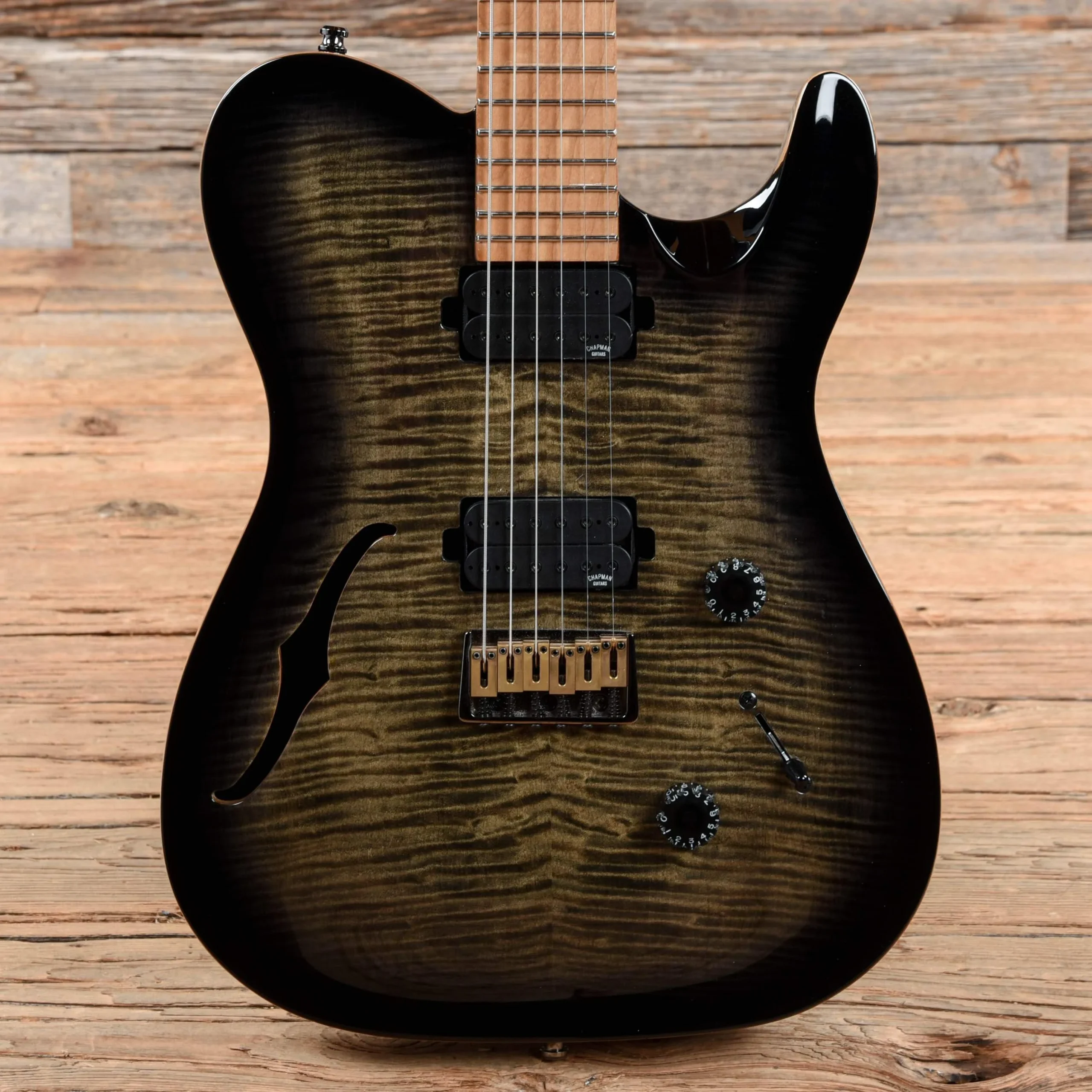 Chapman ML3 Pro Modern Semi-Hollow Obsidian Burst 2018