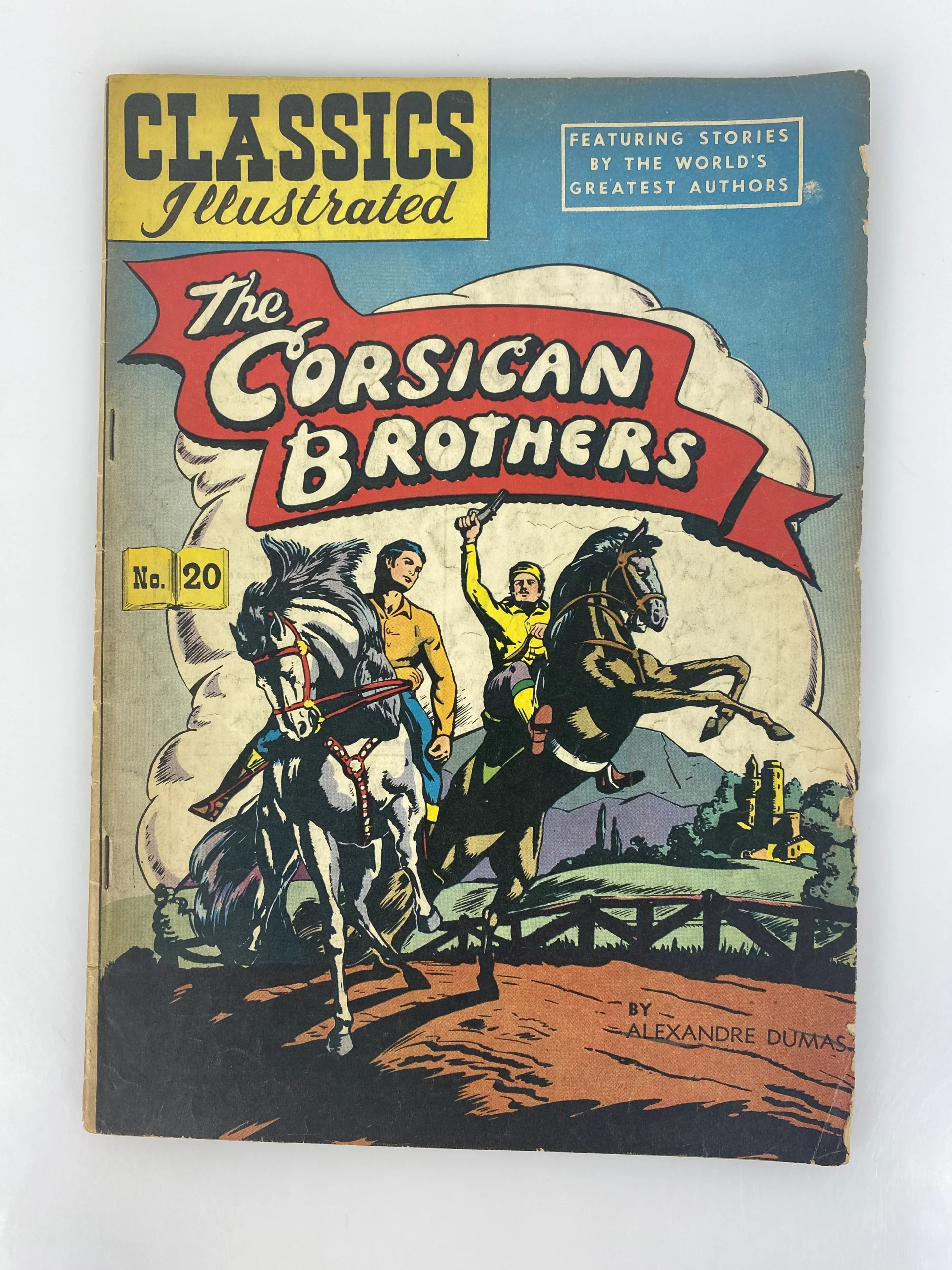 Classics Illustrated Corsican Brothers Dumas No. 20 HRN62