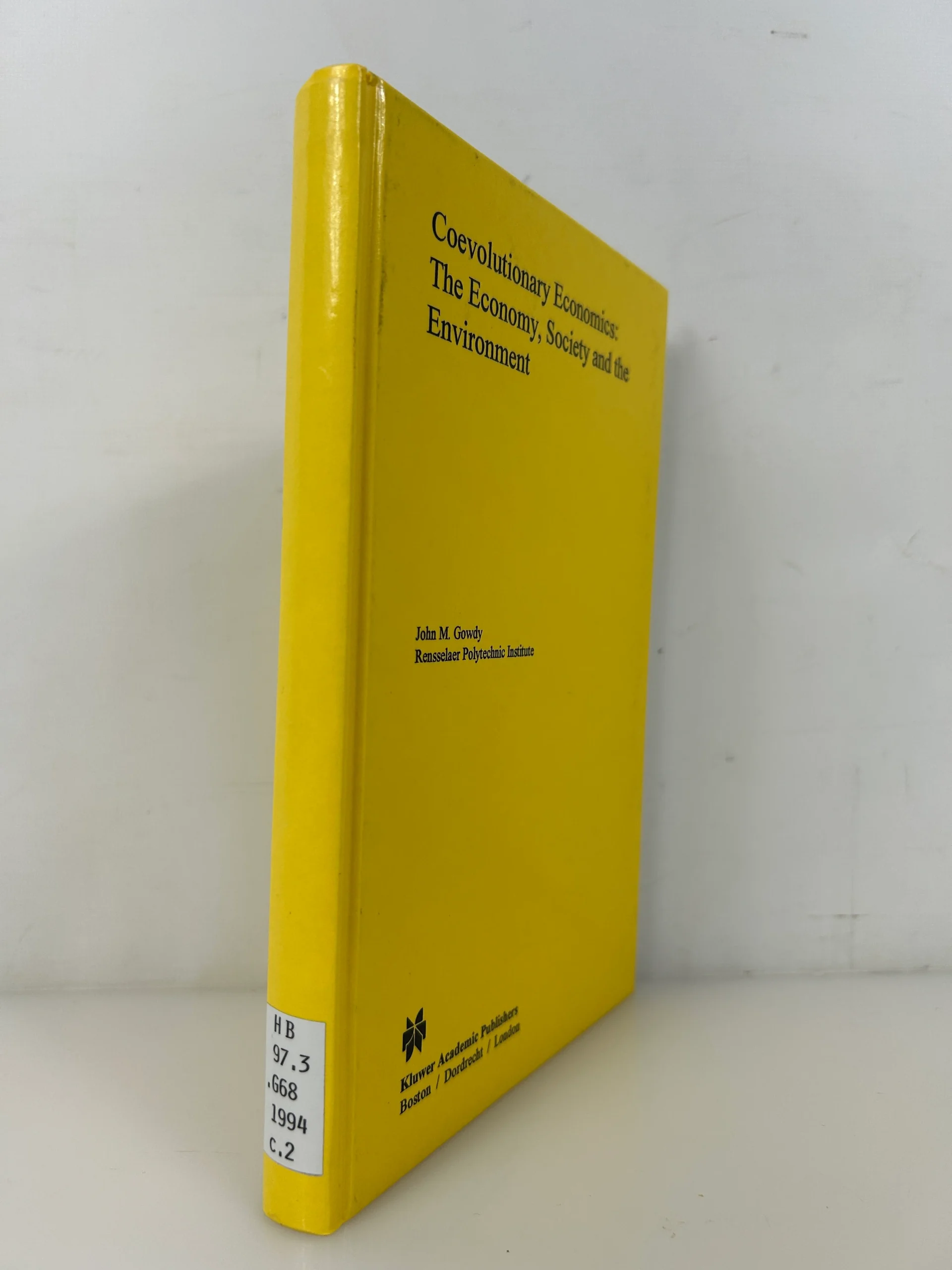 Coevolutionary Economics: The Economy, Society and the Environment Ex-Lib HC