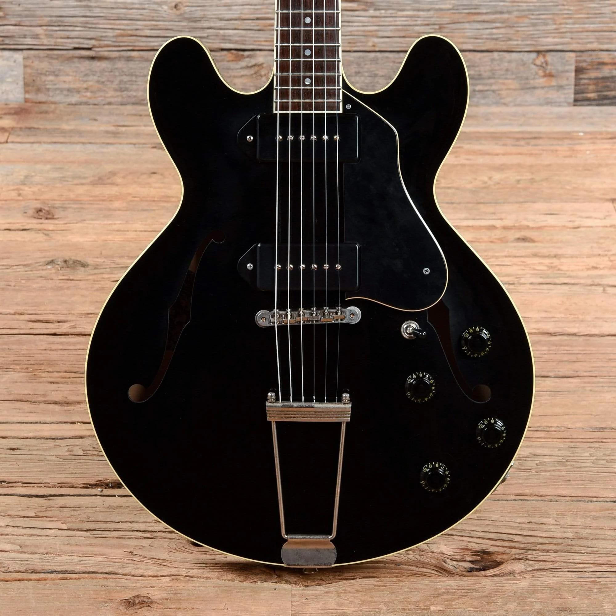 Collings I-30 LC Aged Jet Black w/Aged Hardware, Lollar Dogear P90s