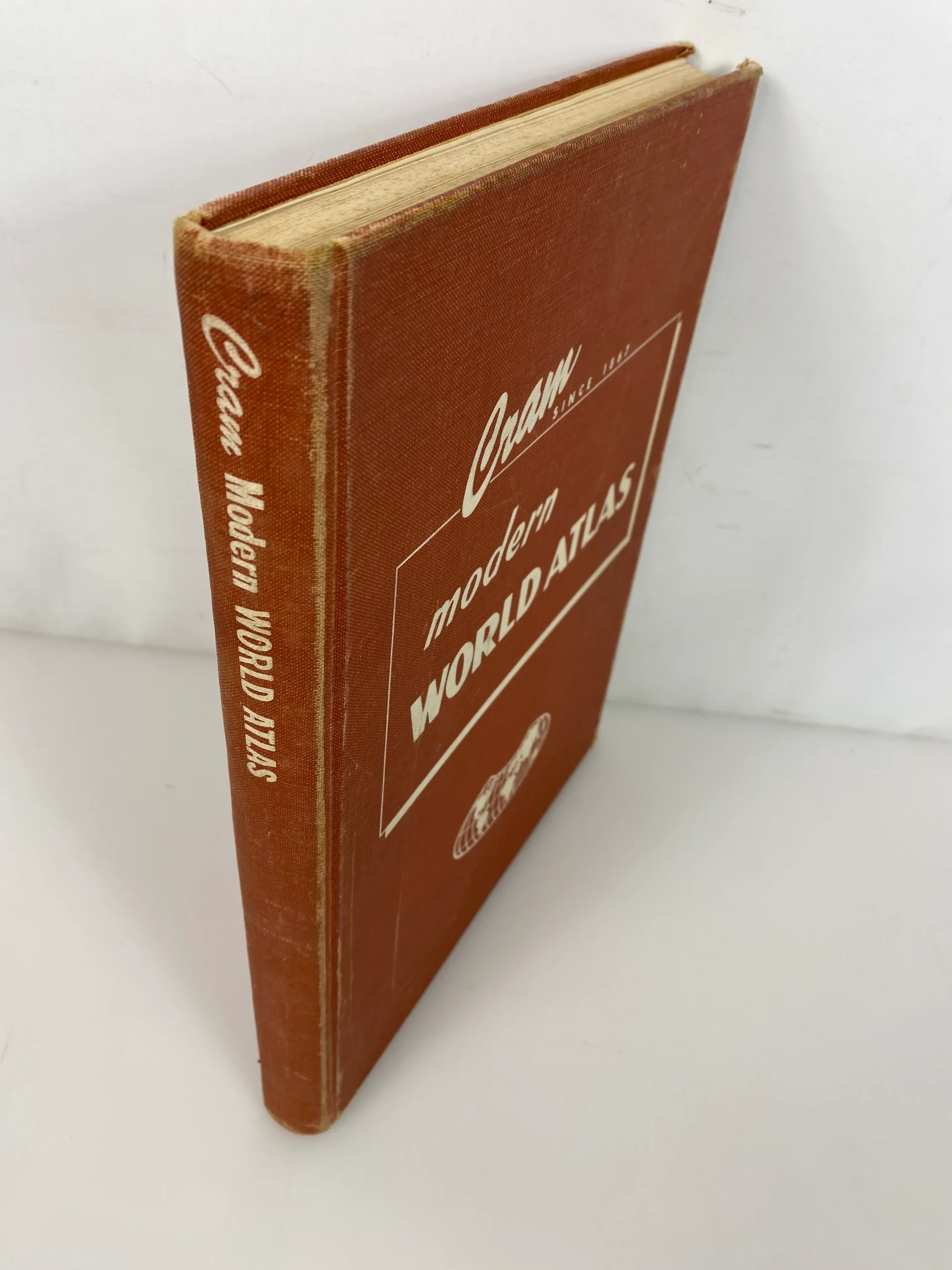 Cram Modern World Atlas 1962 vintage HC