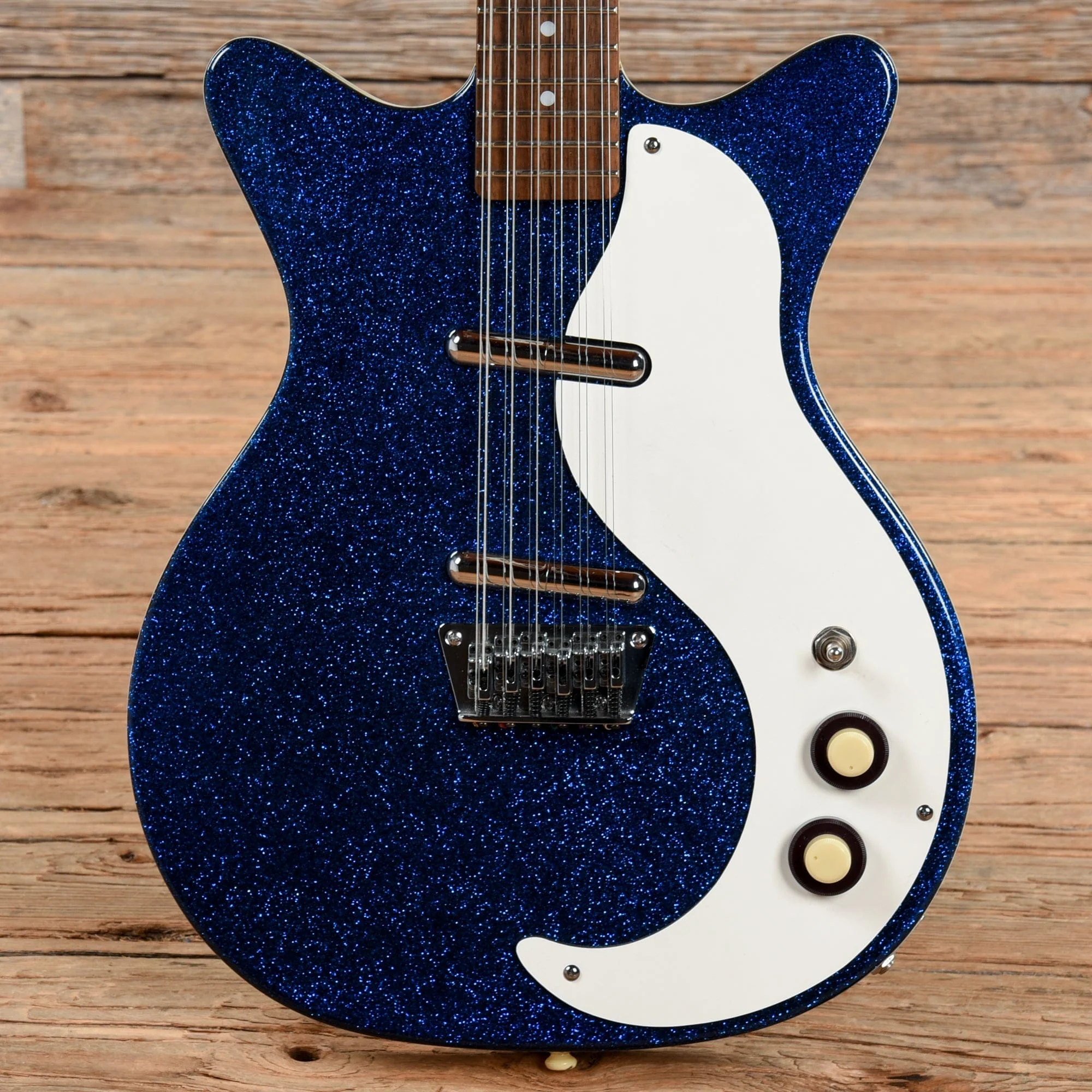 Danelectro 59DC 12-String Blue Sparkle 2001