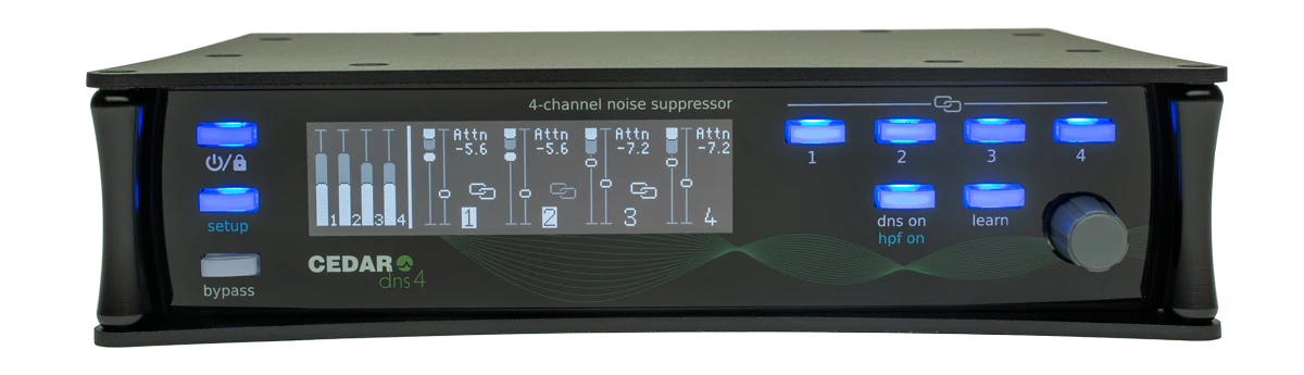Cedar Audio DNS 4 - 4-Channel Dialogue Noise Suppressor