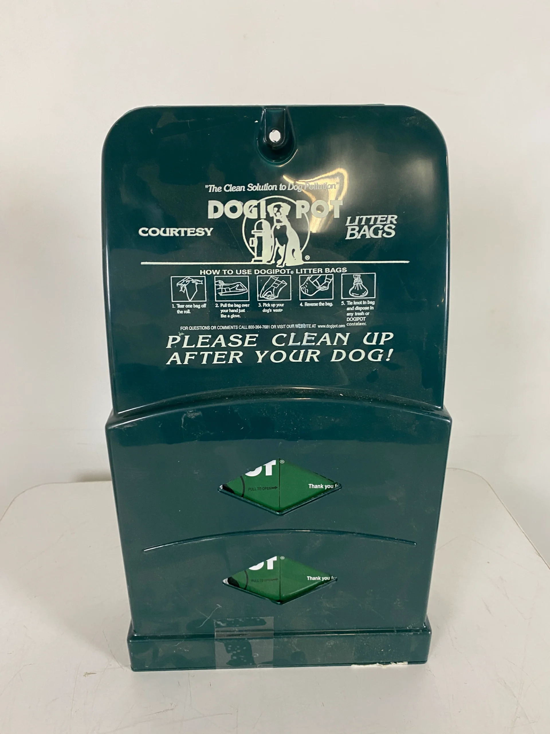 Dog Pot Courtesy Litter Bags Container