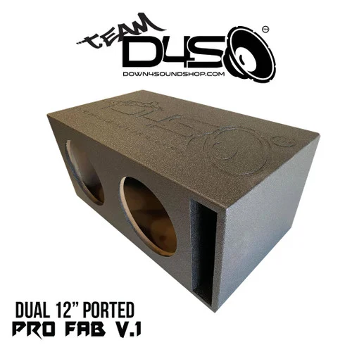 down4sound-2-12-team-d4s-pro-fab-ported-subwoofer-enclosure__33789.1676813913.500.750.webp Down4sound PRO-FAB 12 | 2 12 Sub Box | Dual 12-Inch Ported Subwoofer Enclosure Box
