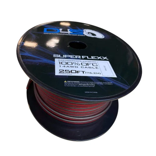 Down4Sound 250" 14G OFC Speaker Wire (Black&Red)