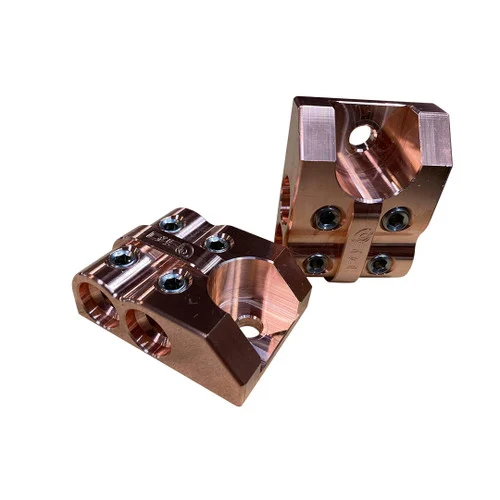 4 SPOT - Copper D4S Battery Distro Block - 1/0 AWG input PAIR