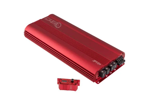 DOWN4SOUND JP 10.4 RED | 6000W RMS - 4 CHANNEL AMPLIFIER