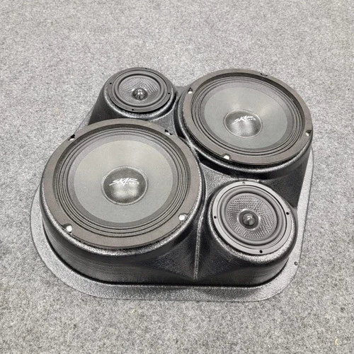 DOWN4SOUND Custom Speaker Pods Brand - Dual 6.5" and Dual 3.5" Universal Flat Speaker Pods for any flat mounting location