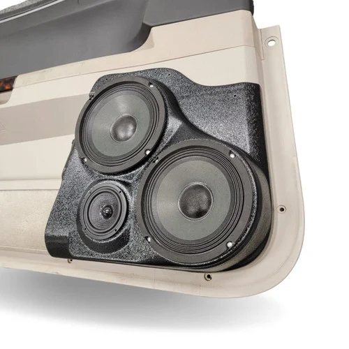 DOWN4SOUND Dual 6.5" and Single 3.5" Speaker Pods for the Front Door of a 05-07 Chrysler 300C