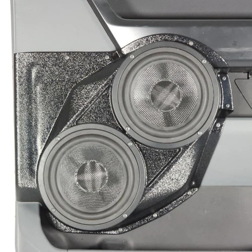DOWN4SOUND Dual 6.5" Speaker Pods for the Front Door of a 21-24 Ford F-150-Ford F-250 F-350