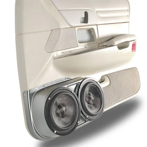 DOWN4SOUND Dual 6.5" Speaker Pods for the Front Door of a 92-02 Ford Crown Victoria